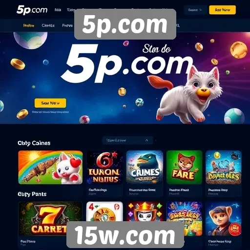 Evolução do design do site de jogos 5p.com
